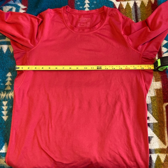 Patagonia Daily Capiline Baselayer Red Long Sleeve Shirt - Picture 4 of 9